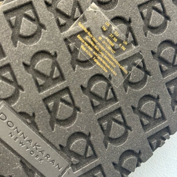 🆕 DONNA KARAN NEW YORK 🧿 NWOB Harisa X-Band Slip On Espadrille Sandal, Sz US 7 - Picture 15 of 15